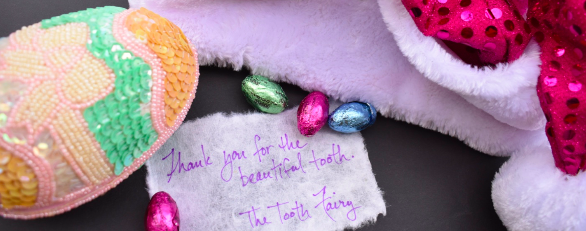 easter bunnie thank you note from tooth fairy